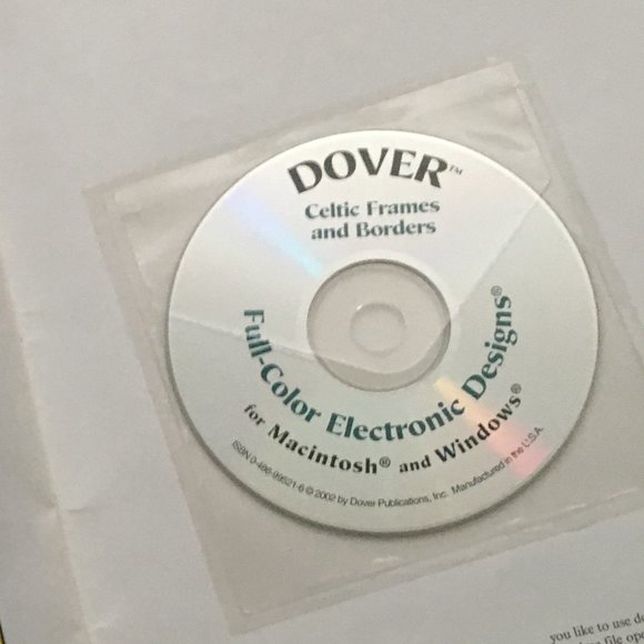 Full-Color Celtic Frames and Borders CD-ROM and Book - Picture 6 of 8